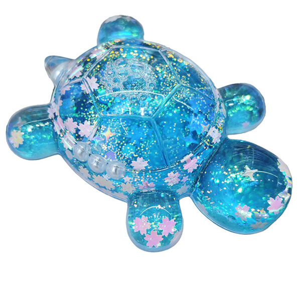 Wholesale Glowing Turtle Oil Flow Acrylic Keychain Decorative Gift for Boutique Resale