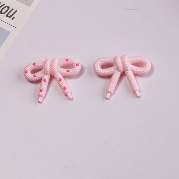 oly-d96c6a31946483ffcaa686ab8870d042 Wholesale Acrylic Bow Tie Beads Colorful Machine Painted for DIY Phone Strap Keychain Fashion Accessory