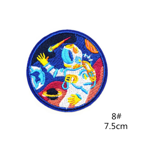 Wholesale Embroidered Space Astronaut Rocket Patches Stylish Fashion Accessory for Clothing Boutique Resale