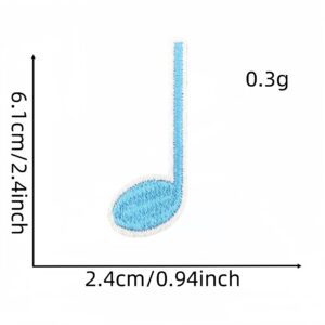 Musical note cloth sticker 26#