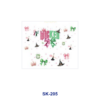 Wholesale 8pcs Mystical Sorceress Figure Bow Moon Bat Magic Motif Mini Cup Keychain Sticker OLY Exclusive