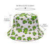 Wholesale Frog Pattern Bucket Hat Sun Protection Cartoon Beach Hat for Women