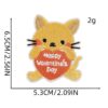 Wholesale Cartoon Animal Embroidered Heart Cloth Patches for Clothing Decoration Trendy Boutique Accessory