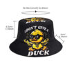 Wholesale Creative Cartoon Duck Printed Bucket Hat for Outdoor Sun Protection