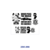 Wholesale 8pcs Gothic Vintage Mini Cup Keychain Sticker