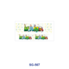 Wholesale 8pcs Aesthetic Alphabet Letter 3oz Tumbler Stickers Wrap