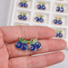 oly-d9f4fed0af20eb27de079f0a05b2b663 Wholesale Zinc Alloy Oil Drip Blueberry Fruit Pendant Bag Charm Keychain Accessory for Everyday Wear