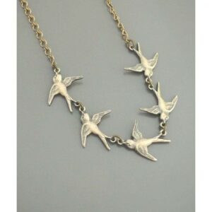 oly-da01a889dbf7e8db05aba81c3a7d7ca0 Wholesale Vintage Swallow Pendant Necklace Trendy Gothic Style Jewelry Accessory for Daily Wear or Gift