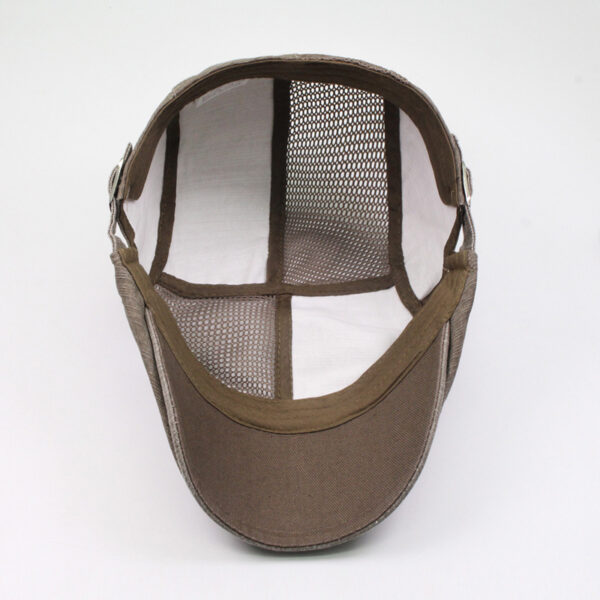 Wholesale Casual Cotton Beret Hat for Men Sunscreen Adjustable Khaki
