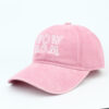 Wholesale Washed Denim Baseball Cap Retro Soft Top Adjustable Sun Hat for Men Women
