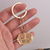 oly-da43bcef908d50824e9fac715a6d228a Wholesale Zinc Alloy Double Sided Printed Strawberry Keychain Chic Car Key Accessory Boutique Gift