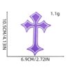 Wholesale Colorful Cross Embroidered Patch Decorative Fabric Sticker for Clothing Home Decor
