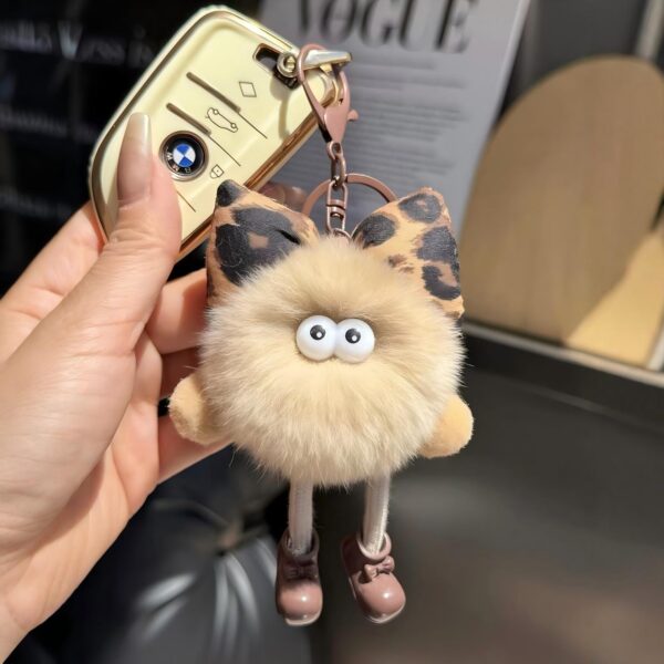 oly-da5bafb092caa86bd9ce1375090fc914 Wholesale Cute Rex Rabbit Fur Bag Charm Fashion Accessory for Backpacks and Keychains