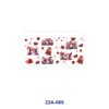 oly-da62771bf4db32628bfab9672166f85d Wholesale 5pcs Valentine Garden Sprite Cute Pig Red Pink Rose Heart Bow Mixed Floral Print 16oz Cup UV DTF Wraps