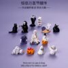 Wholesale Resin Halloween Vampire Zombie Micro Landscape Ornament for Office Car Decor