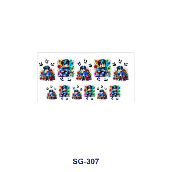 Wholesale 8pcs Whimsical Cartoon Kids 3oz Tumbler Stickers Wrap OLY Exclusive