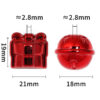 oly-da7f596ea622743379bb58749af28db8 Wholesale Electroplated Acrylic Christmas Gift Box Beads DIY Jewelry Phone Accessory
