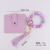 oly-da923f1689d0209a5f25ed014ce1f5e1 Wholesale Pink Silicone Bow Card Holder Keychain Wallet Everyday Fashion Accessory for Party Gift