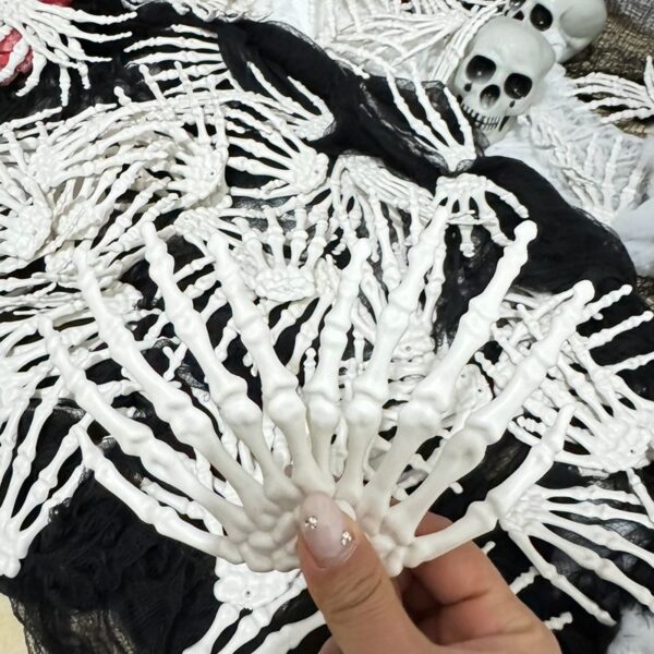 oly-daa21e7e828a27ff7c9f0be7c2fd997d Wholesale Plastic Skeleton Hand Prop Pair - Halloween Decorative Accent for Party Decor