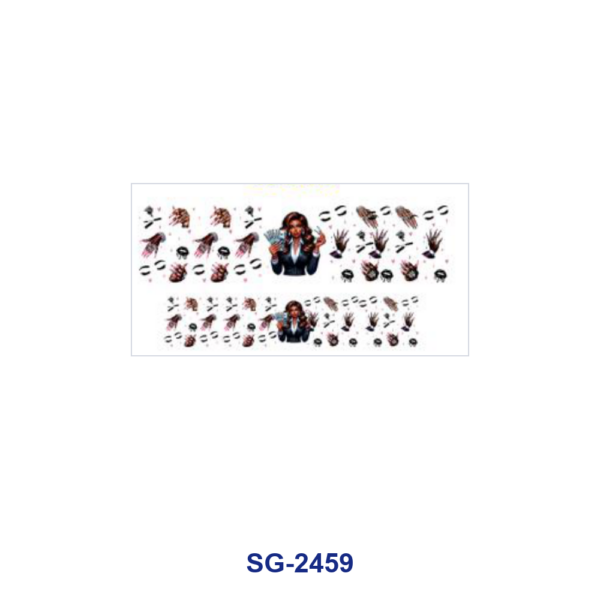 Wholesale 8pcs Mixed Cartoon Alien Fashion Lady Print 3oz Cup Stickers Wrap OLY Exclusive