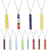 Wholesale Handmade Crystal U Shaped Pendant Necklace Alloy Chain Fashion Accessory