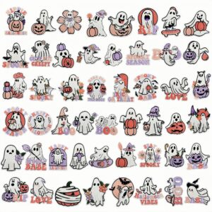 Halloween ghost cloth stickers 38#