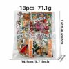 Wholesale 18pcs Cowgirl Patch Set Western Style Leopard Cactus Embroidered Patches DIY Clothing Accessory