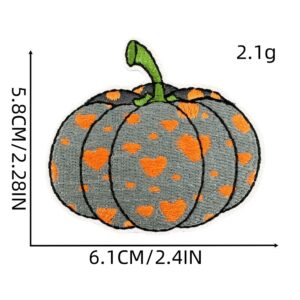 Pumpkin cloth stickers 8#