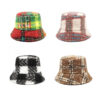 oly-daf275cf62762f718fac6b0b5906bf4e Wholesale Thick Fleece Plaid Fisherman Hat for Women Winter Sunscreen Fashion Accessory
