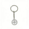 Wholesale Celtic Knot Keychain Silver Rhinestone Design Bag Charm Car Key Decorative Accessory Gift