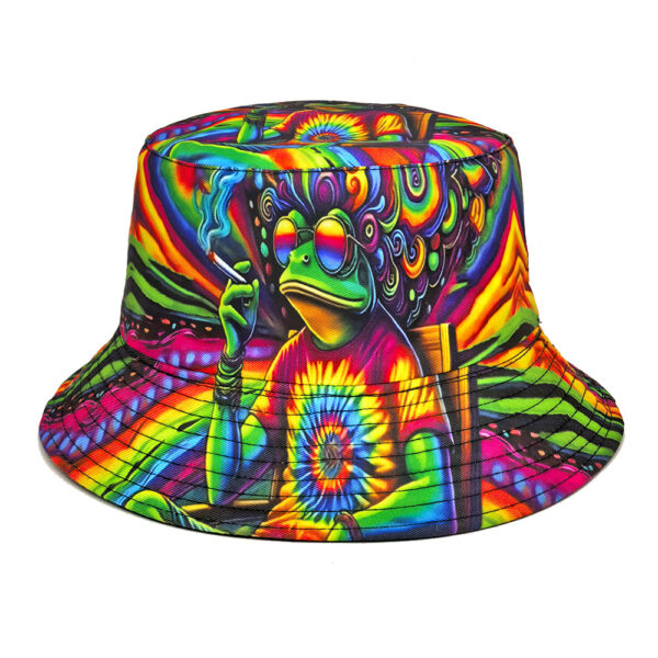oly-db299bf72f34128b2ba71eb3bc17417c Wholesale Fashion Frog Pattern Bucket Hat Sun Protection Unisex Casual Resale