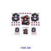 Wholesale 8pcs Gothic Witch Halloween Mini Cup Keychain Sticker