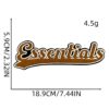 oly-db4c5debeee78719b9091bb70df51f9f Wholesale Fashion English Letter Embroidered Patch Polyester Thread for Baggage Accessory