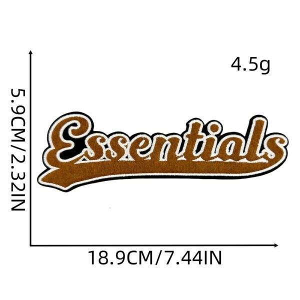 oly-db4c5debeee78719b9091bb70df51f9f Wholesale Fashion English Letter Embroidered Patch Polyester Thread for Baggage Accessory