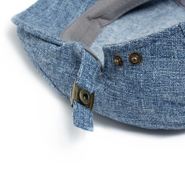 Wholesale Men's Summer Beret Cap Adjustable Cotton Linen Sun Protection Everyday Fashion Accessory