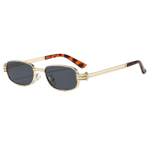 oly-db6a1840f4ec62e1144eb2792711eb37 Wholesale Vintage Metal Small Square Sunglasses Gold Frame Gray Lens UV400 Trendy Fashion Accessory