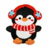 oly-db720d578195501d5fb705aa72a08353 Wholesale Trendy Cartoon Penguin Embroidered Cloth Patch Set 9pcs Polyester Thread Decorative Accessory for DIY