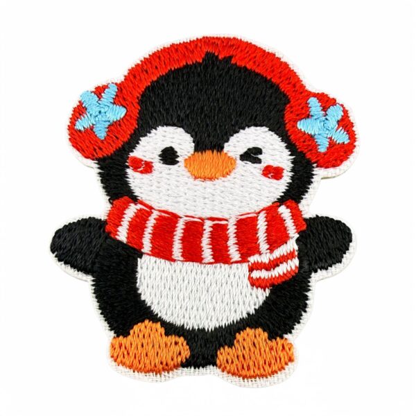 oly-db720d578195501d5fb705aa72a08353 Wholesale Trendy Cartoon Penguin Embroidered Cloth Patch Set 9pcs Polyester Thread Decorative Accessory for DIY