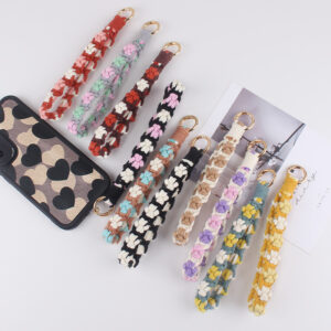 oly-db733bf6c56129f9be991a1bd5b520ae Wholesale Cotton Rope Handwoven Dog Paw Keychain Korean Style Gift Fashion Accessory