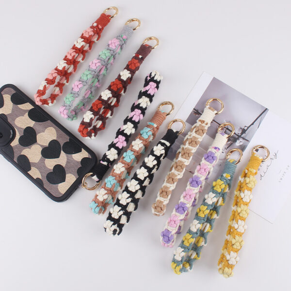 oly-db733bf6c56129f9be991a1bd5b520ae Wholesale Cotton Rope Handwoven Dog Paw Keychain Korean Style Gift Fashion Accessory