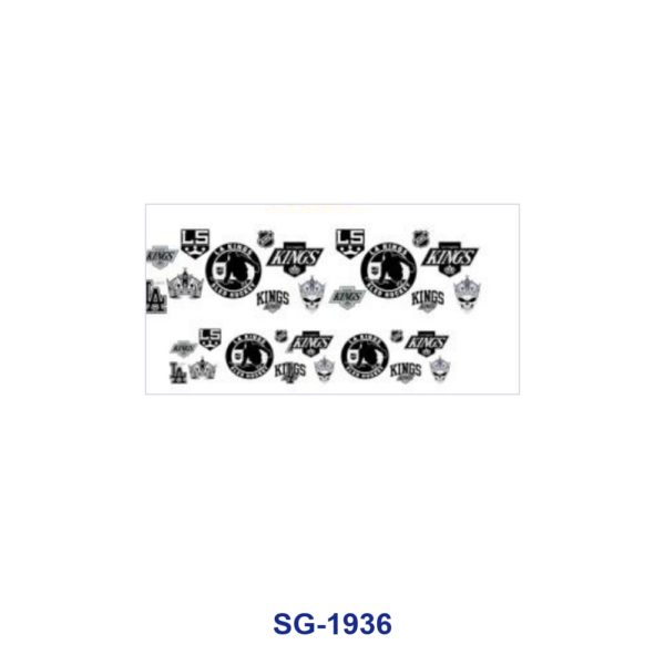Wholesale 8pcs Sports Sign Print Pattern 3oz Cup Stickers Wrap OLY Exclusive