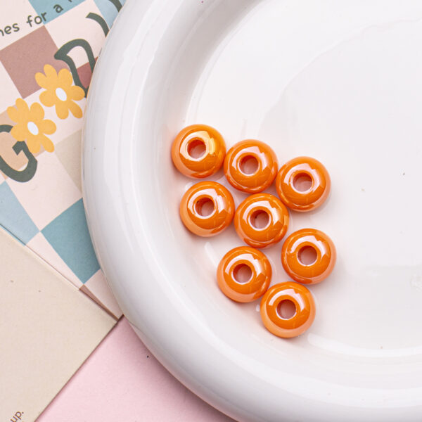 oly-db8ea052330f1b003bb627c16cd1c6ee Wholesale Stylish Electroplated Acrylic Loose Beads Solid Color for DIY Phone Chain Gift Resale