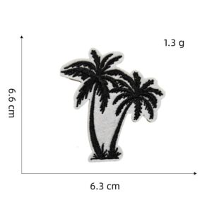 Black and white series cloth stickers 14#