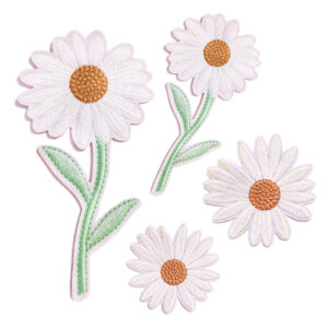 Wholesale Polyester Embroidered Iron-On Patches for Sweaters Decorative DIY Accessory
