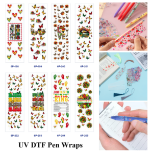 Wholesale 2/8/16pcs UV DTF Stickers Juneteenth Butterfly Heart Mama Mini Black King Print Pen and Bookmark Stickers