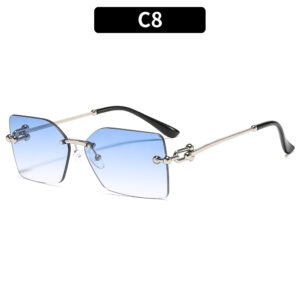 C8-silver frame double blue film
