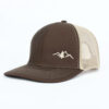Wholesale Embroidered Breathable Mesh Baseball Cap Adjustable Flat Brim Hat for Boutique Resale