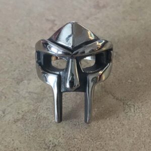 Wholesale Trendy Hip Hop Skull Ring for Men Silver Tone Alloy Jewelry Accessory