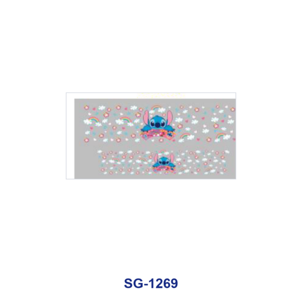 oly-dbf14e649b62168c3139f60de8b700ad Wholesale 8pcs Mixed Black White Cartoon Mouse Pink Bow White Cat Blue Alien Creature Berry Cartoon Girl Donut Print 3oz Cup Stickers Wrap OLY Exclusive