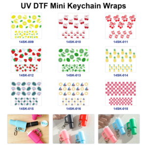 oly-dbfac7d24c06fb88f0089dfd9b54facc Wholesale 2/4/8pcs Fruit Summer Mini Cup Keychain Sticker